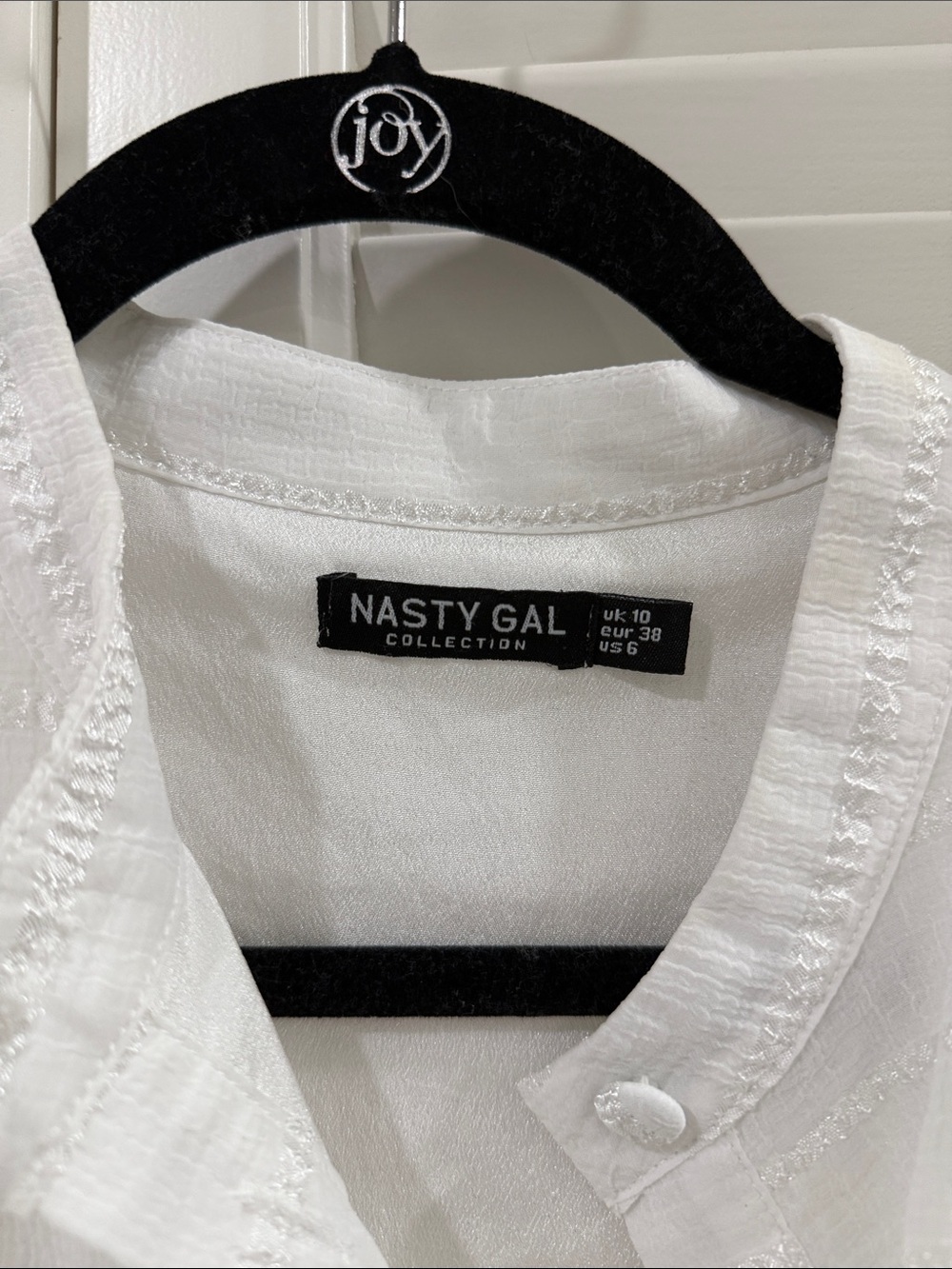 Nasty Gal White Tiered Mini Dress - Picture 2 of 3